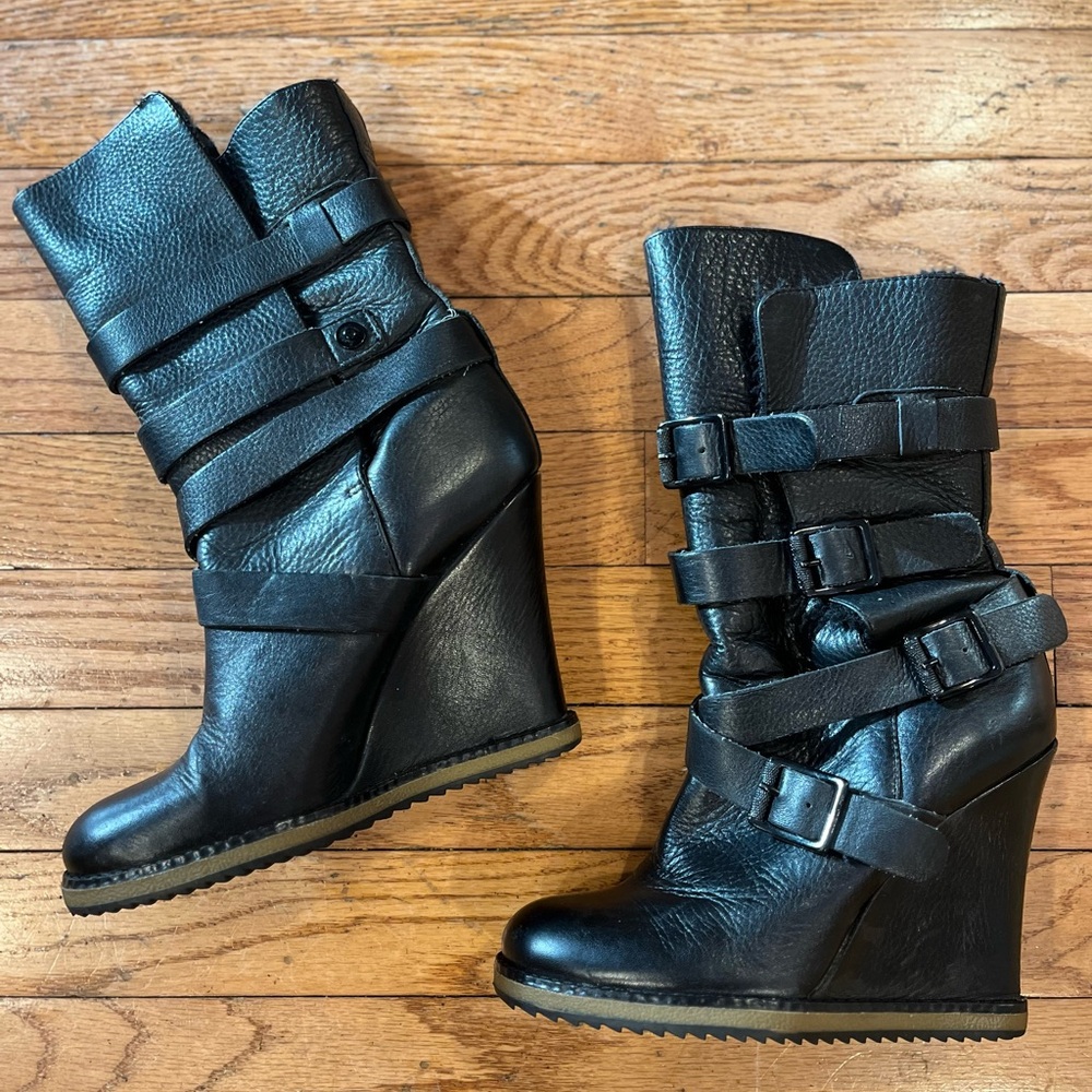 Sam Edelman Leather Boots size 6